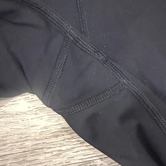 lululemon Black Leggings Women’s Mid rise Capri Size 6 - Picture 3 of 5